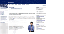 Desktop Screenshot of bauplus-consulting.de